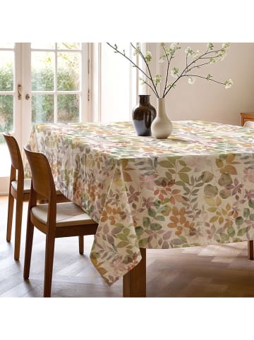 Tischdecke "Natural Nairobi" in Creme/ Grün/ Lila