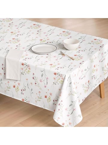 Tischdecke "Paris" in Weiß/ Grün/ Rosa