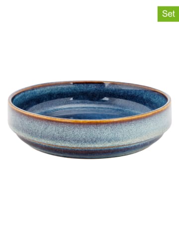 Miski (2 szt.) "Jade" w kolorze niebieskim - Ø 16,5 cm
