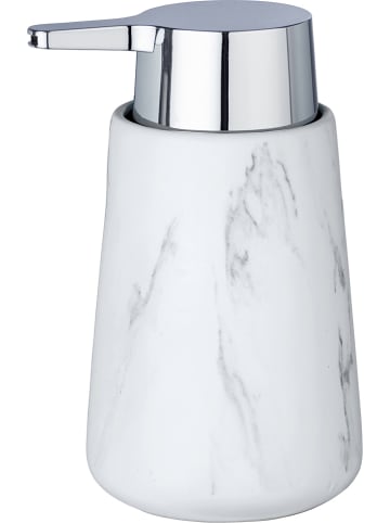 Dozownik mydła "Adrada" w kolorze białym - 330 ml