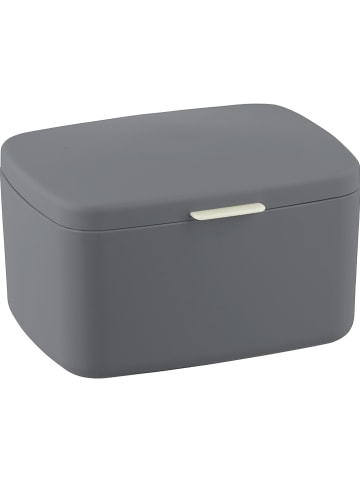 Opbergbox "Barcelona" antraciet - (B)19,5 x (H)11 x (D)16 cm