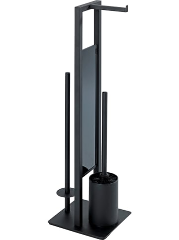 WC-Garnitur "Rivalta" in Schwarz - (H)70 cm