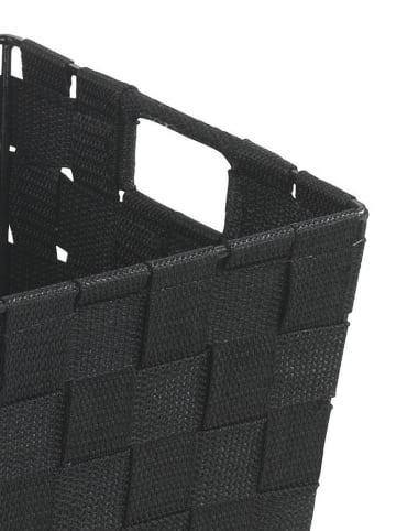 Korb "Adria" in schwarz - (B)30 x (H)15 x (T)20 cm