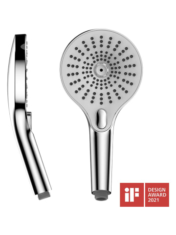 Słuchawka prysznicowa "Ultimate Shower" w kolorze srebrnym - Ø 13 cm