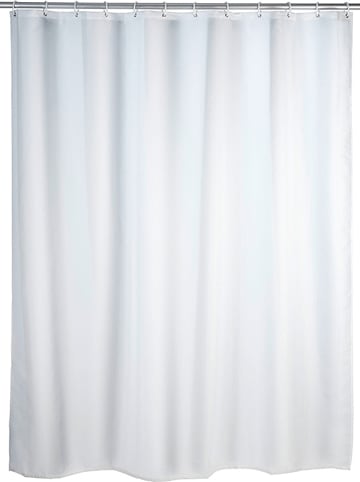 Zasłona prysznicowa w kolorze białym - 180 x 200 cm