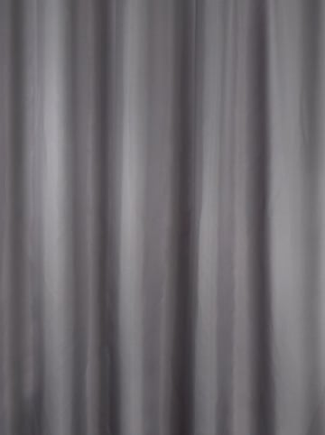 Anti-Schimmel-Duschvorhang "Uni" in Grau - (L)200 x (B)180 cm