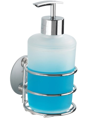 Dozownik mydła w kolorze biało-srebrnym - 285 ml