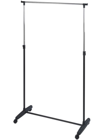 Wieszak w kolorze czarnym - 90 x 170 x 38 cm