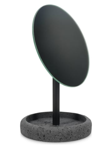 Kosmetikspiegel in Anthrazit - (B)13 x (H)23 cm