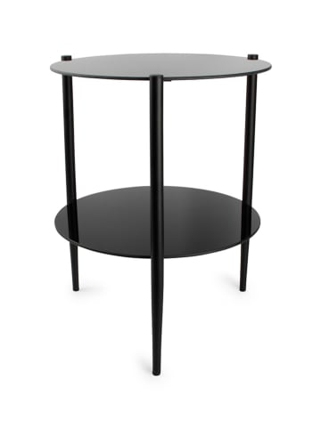 Stolik "Patio" w kolorze czarnym - wys. 46 x Ø 36 cm