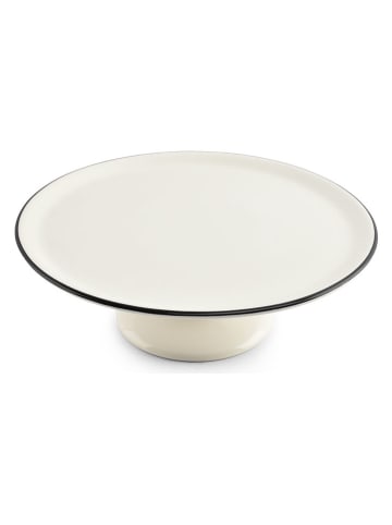 Kuchenständer "Nero" in Weiß/ Schwarz - (H)10,5 x Ø 31 cm