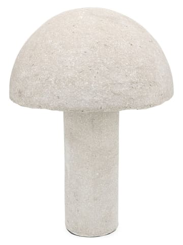 Lampa stołowa "Nome" w kolorze jasnoszarym - wys. 39 x Ø 29 cm