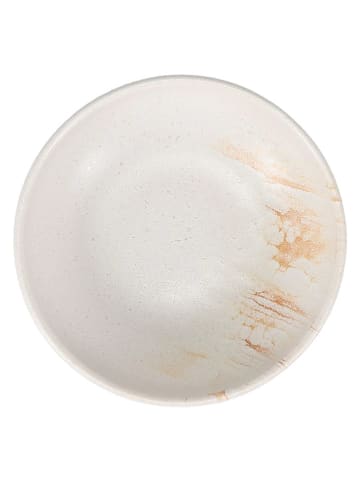Miski (4 szt.) "Aquarel" w kolorze biało-beżowym - Ø 12 cm