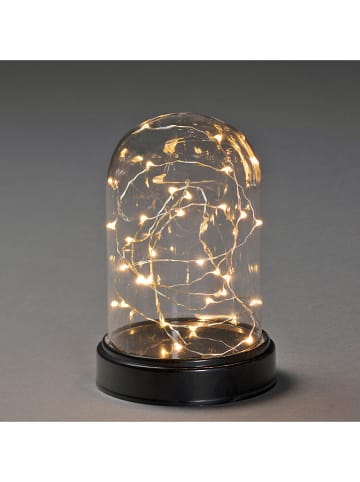 Dekoracyjna lampa LED w kolorze czarnym - wys. 18,5 cm