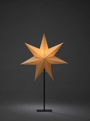 Lampa dekoracyjna "Star" w kolorze beżowym - 65 x 40 cm