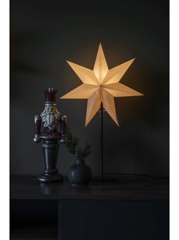 Lampa dekoracyjna "Star" w kolorze beżowym - 65 x 40 cm