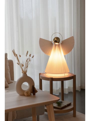 Papierengel in Warmweiß - (B)45 x (H)54 cm