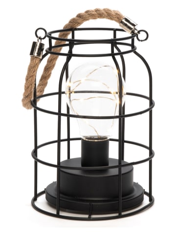 Dekoracyjny lampion LED w kolorze ciepłej bieli - wys. 18 cm