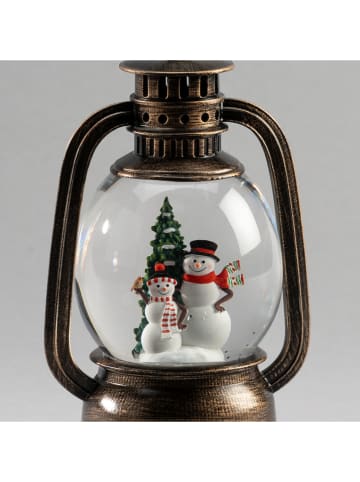 Konstsmide LED-Dekoleuchte "Schneemänner" in Braun - (H)17 cm