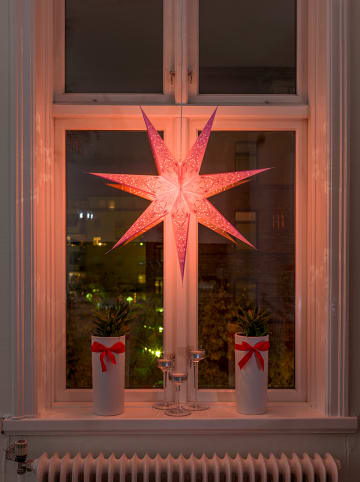 Dekoleuchte in Rosa - (H)78 cm