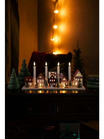 Lampa dekoracyjna LED "Houses" ze wzorem - 47 x 29 cm
