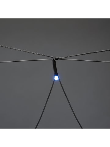 Siatka świetlna LED w kolorze czarno-pomarańczowym - 150 x 150 cm