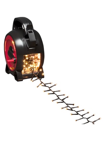 LED-Lichterkette mit Aufroller in Rot