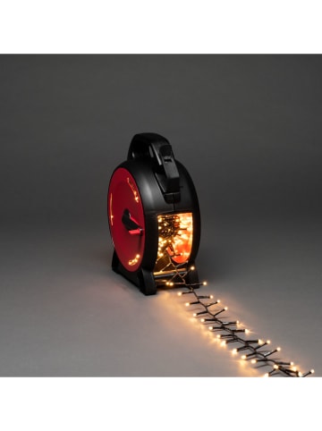 LED-Lichterkette mit Aufroller in Rot