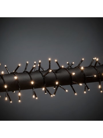 Łańcuch świetlny Micro-LED w kolorze czarno-białym - dł. 300 cm