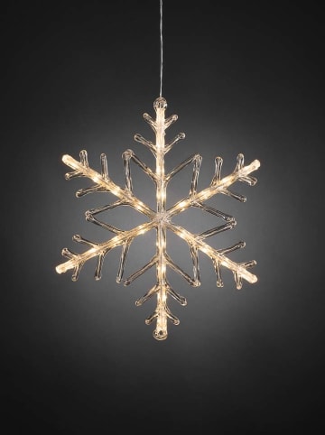 LED-Dekoleuchte ''Schneeflocke'' in Warmweiß - (H)40 cm