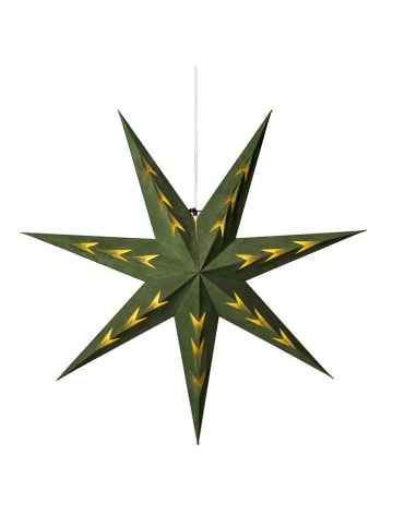 Dekoleuchte ''Stern'' in Grün - (L)78 x (B)78 cm