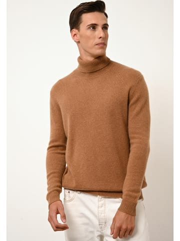 Kaschmir-Rollkragenpullover "Sacha" in Camel