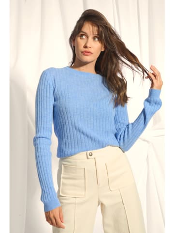 Kaschmir-Pullover "Avana" in Hellblau