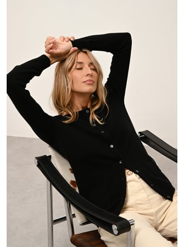 Kasjmieren vest "Katharine" zwart