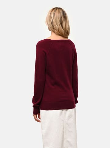 Kaszmirowy sweter "Phoebe" w kolorze czerwonym