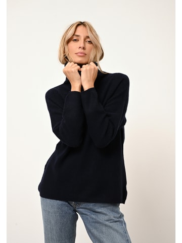 Kaschmir-Rollkragenpullover "Blantyre" in Dunkelblau