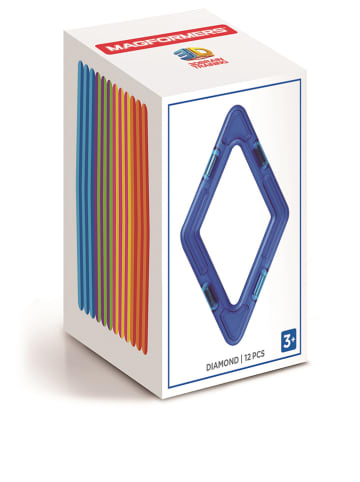 12-częściowy zestaw magnetyczny "Diamond" - 3+