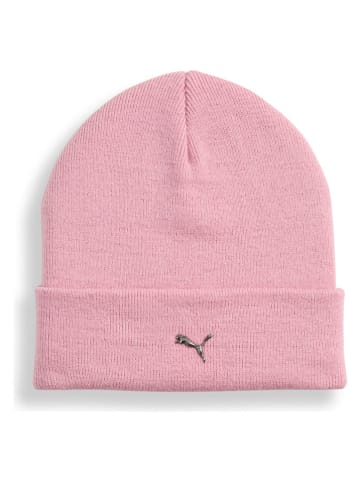 Czapka beanie w kolorze jasnoróżowym
