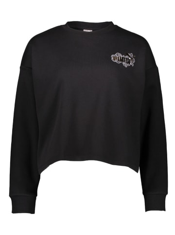 Sweatshirt "Essentials+" in Schwarz