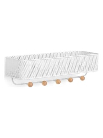 Wandorganizer "Estique" in Weiß - (B)32 x (H)9 x (T)9 cm
