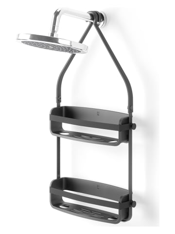 Duschablage ''Flex'' in Schwarz - (B)31 x (H)65 x (T)9 cm