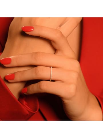 Złoty pierścionek "Simply you" z diamentami