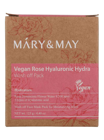 Mary&May Gezichtsmasker "Rose Hyaluronic Hydra", 125 g