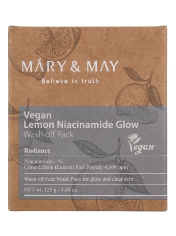 Mary&May Gezichtsmasker "Lemon Niacinamide Glow", 125 g