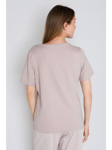Pyjama-Oberteil in Beige