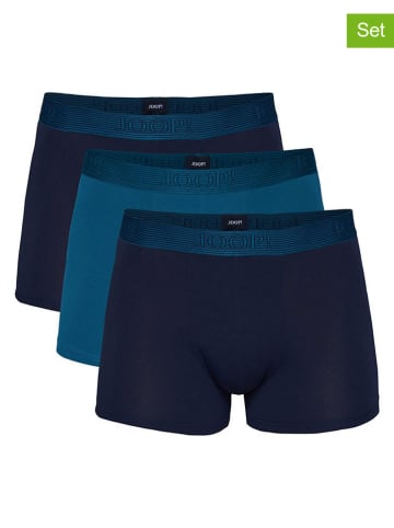 3er-Set: Boxershorts in Dunkelblau/ Türkis