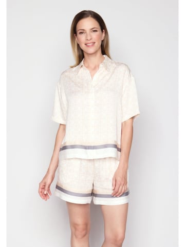 Pyjama-Oberteil in Creme