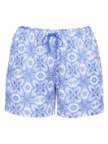 Pyjama-Hose in Blau/ Weiß