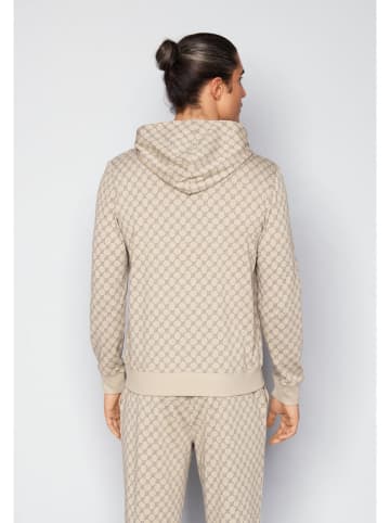 Sweatjacke in Beige
