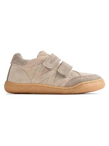 Skórzane sneakersy "Barres" w kolorze beżowym